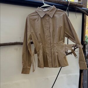 Chic Tan Women's Blouse